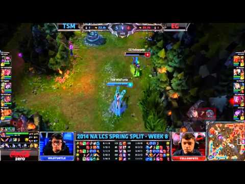 Wildturtle Hits Everything w/ Lucian | TSM vs. EG - W8D2 - 2014 NA LCS