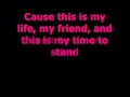 Anna Bergendahl This is my Life Lyrics 