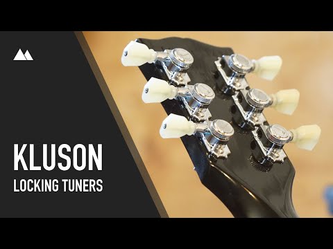 Kluson 3+3 Locking Revolution Series G-Mount Tuners (Gold) Bild 3