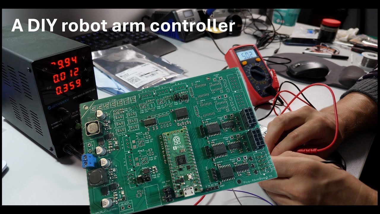 Prototyping a custom Board to run my Robotic Arm