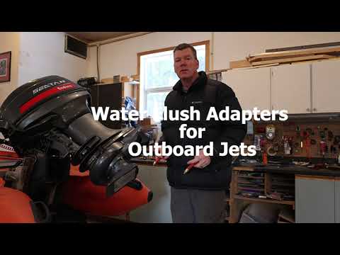 Flush hose adapter for Outboard jets