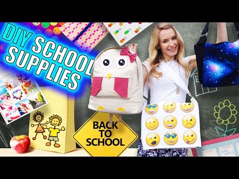, title : 'DIY School Supplies & Room Organization Ideas! 15 Epic DIY Projects for Back to School!'