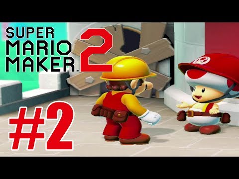 Super Mario Maker 2 Story Mode Gameplay Walkthrough Part 2