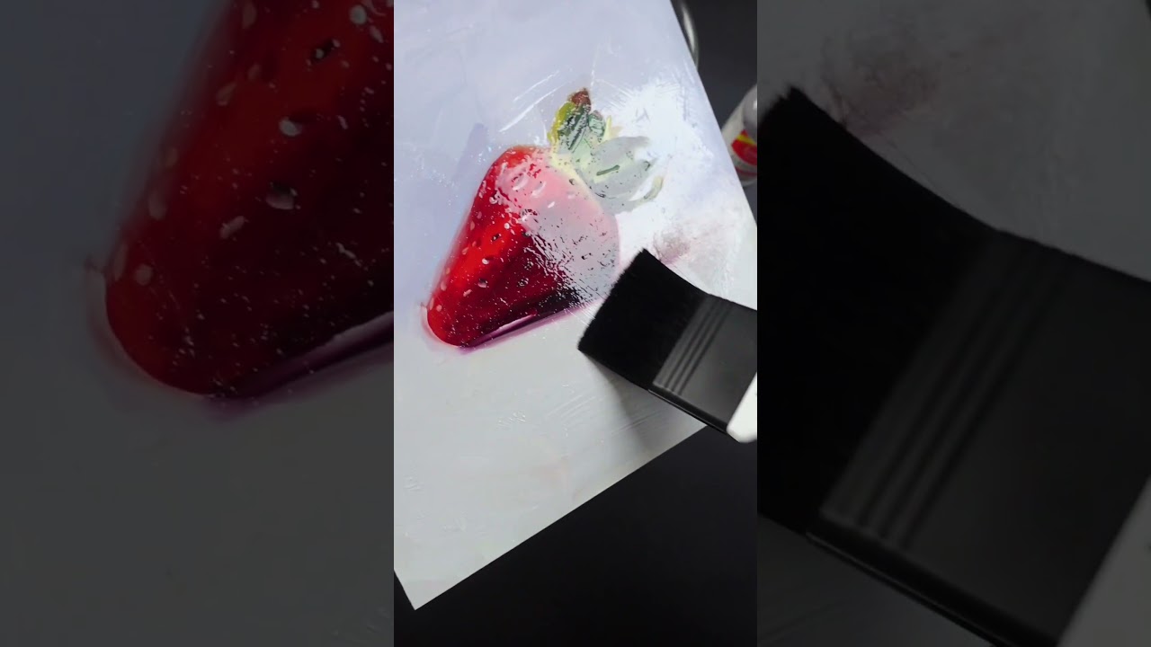 Oil Painting Varnishing Tips - Strawberry Still Life