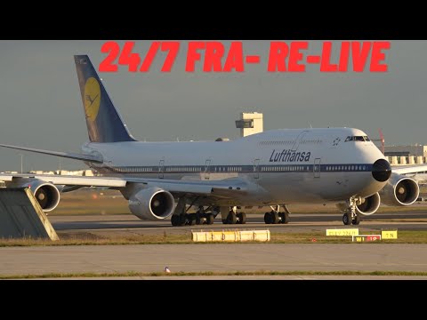 ✈️ RE-Live Planespotting at Frankfurt Airport – B747 Paradise Takeoffs & Landings