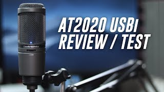 Video thumbnail for Audio-Technica AT2020USBi Condenser Mic Review / Test by Podcastage