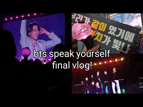 bts 방탄소년단 speak yourself final in seoul d1 tour vlog || korea vlog ⑧