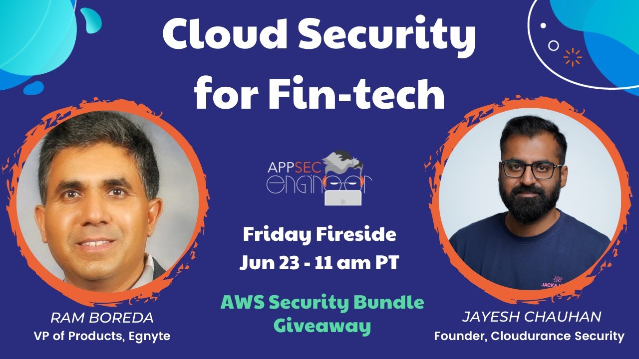 Friday Fireside: Cloud Security for Fintech