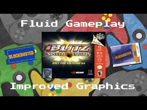 NFL Blitz Special Edition - Nintendo 64 - Blockbuster Exclusive