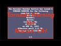 EAS Reenactment Mock Tornado Warning For Marion OH Apr 14 2019