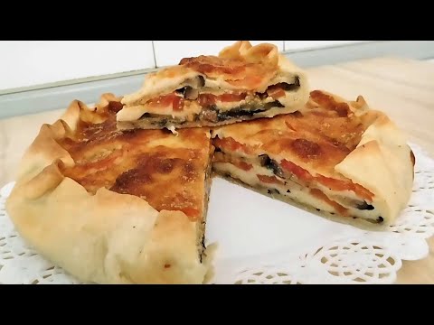TORTA RUSTICA DI MELANZANE 🙃🔝 FACILE VELOCE ESTIVA