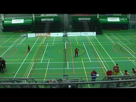 Uvolleybal - 150 volleyballers spelen rally