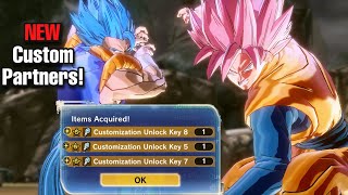 How To Unlock Custom Partner Keys In NEW Raid For Custom Mentors! Dragon Ball Xenoverse 2