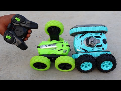 Rc cyclone car vs double fifip stunt car testing - Rc toy world