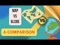 Map Vs Globe What S The Difference