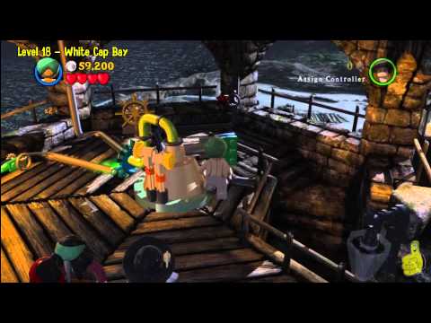 Lego Pirates of the Caribbean: Level 18 White Cap Bay - Story Walkthrough - HTG