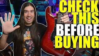 Don't Buy a USED Guitar before Watching THIS Video! 5 Things to check before purchasing