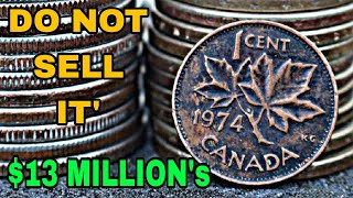 TOP 8 ULTRA CANADA 1 CENT COINS RARE CANADA ONE CENT COINS WORTH A LOT OF MONEY -COINS WORTH MONEY!