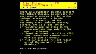 Science Fiction Quiz for the BBC Micro