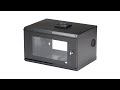 6U 19in Wall Mount Server Rack Cabinet with Acrylic Door - RK619WALL | StarTech.com