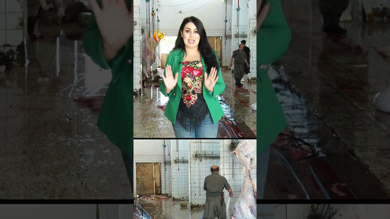 ڤیدیۆ | کوشتارگەی هەڵەبجە مەرجە تەندروستییەکانی تێدا نییە و ئاژەڵەکان لە دۆخێکی ناستاندارددا سەردەبڕدرێن