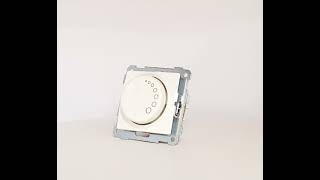 Dimmer für Unterputz bzw. Einbau / Halogendimmer, Wanddimmer · Mutlusan Candela 