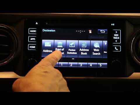 How to Use the Navigation on the Toyota Entune 2.5...