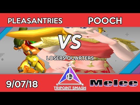 Pleasantries (Samus) vs Pooch (Zelda) - Tripoint Smash 27 Loser's Quarters