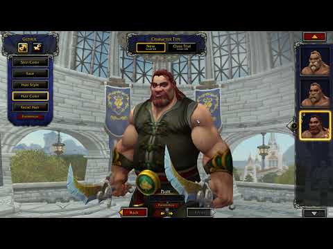 Kul Tiran Humans - character creation in World of Warcraft