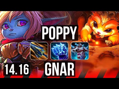 POPPY vs GNAR (TOP) | 7/1/9, 900+ games | BR Grandmaster | 14.16
