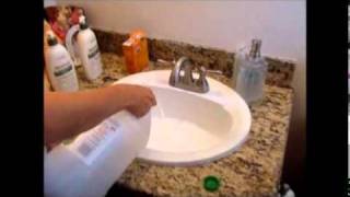 Cleaning with Vinegar and Baking Soda - Making Volcanoes Erupt in Your Sink