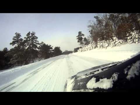 A Snowy Drive to Falmouth MA Part 1