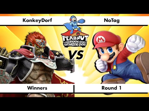 Peabnut C.C.C.C. - Top 48 Winners Round 1 - KonkeyDorf (Ganondorf) vs NoTag (Mario)