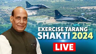 Jodhpur Tarang Shakti 2024 LIVE | Indian Air force | Defence Minister Rajnath Singh | US |Australia