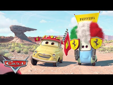 Italian Lesson with Luigi and Guido! | Pixar Cars | @disneyjr