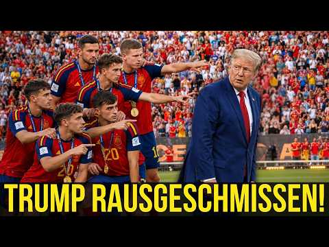 Trump beim World Cup rausgeworfen | FIFA & Spanien hatten die Nase voll!
