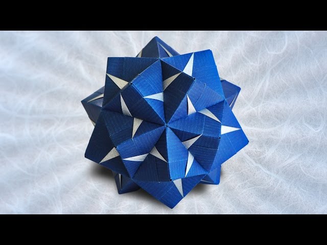 Origami Fasett Sonobe Kusudama (Maria Sinayskaya)
