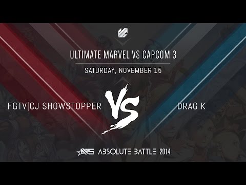 Absolute Battle 5 - FGTV|CJ Showstopper vs Drag K (UMVC3)