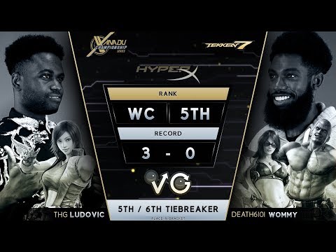 XCS FGC Finals Tekken 7 -  Wommy (Katarina) Vs. THG | Ludovic (Asuka) T7 5th/6th Tiebreaker