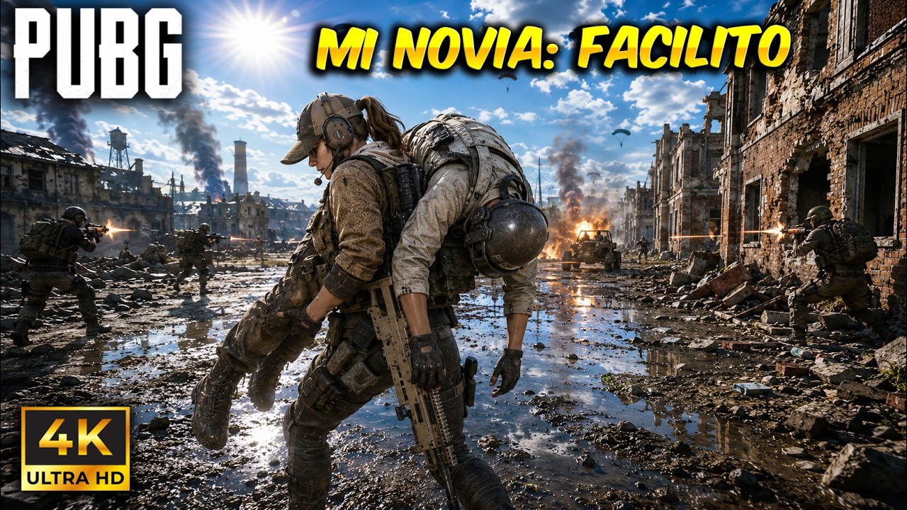 PUBG PC pero mi NOVIA ya TIENE 4500 HORAS y PASA ESTO! 🥰 SUEÑO CUMPLIDO BRO