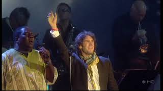 Josh Groban &amp; Vusi Mahlasela - Weeping - Hyde Park 2008 (Nelson Mandela birthday concert London)