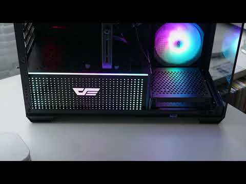 다크플래쉬 케이스+쿨러+튜닝커버 ARGB 영상 [다나와 리포터]