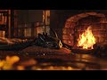 Relax With A Purring Dragon Pup Crackling Fireplace L Fall Asleep In Cozy Ambience