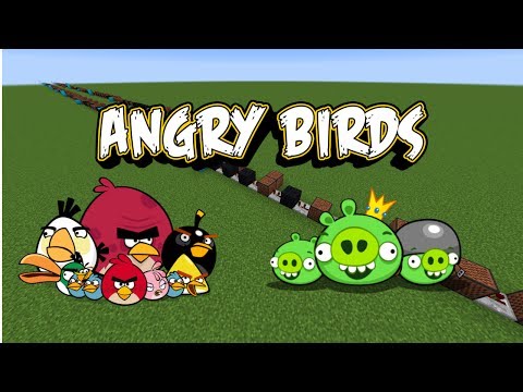 Insane Minecraft Angry Birds Theme!