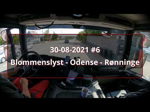Cabin View Driving Scania P410 Car Carrier - Blommenslyst-Odense-Rønninge -  TDOC 30-08-2021 #6/6