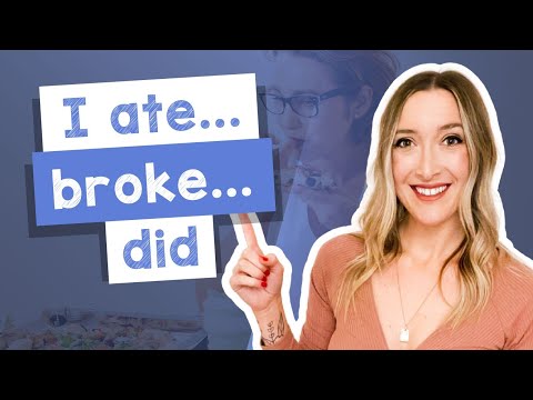 Irregular Past Tense Verbs in English - A1 [with Emily]