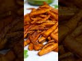 Carrot Fries Homemade Tasty Snacks Vegetarian
