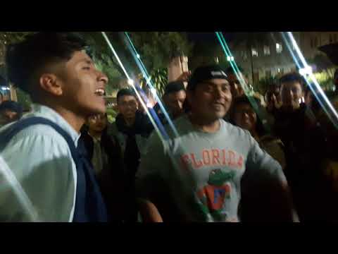 Roller RC y Pitbull vs Juanito Koracha y Mc Kable - BATALLÓN DE EXHIBICIÓN - Freestyle Ambato