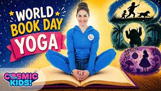 World Book Day Kids Yoga 📚 | Alice, Wild Things & Bear Hunt!