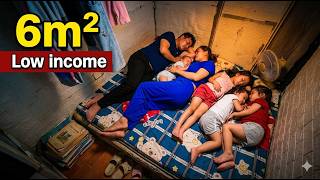 5 People Living in a 6m² Tiny Room | Hanoi Daily Life